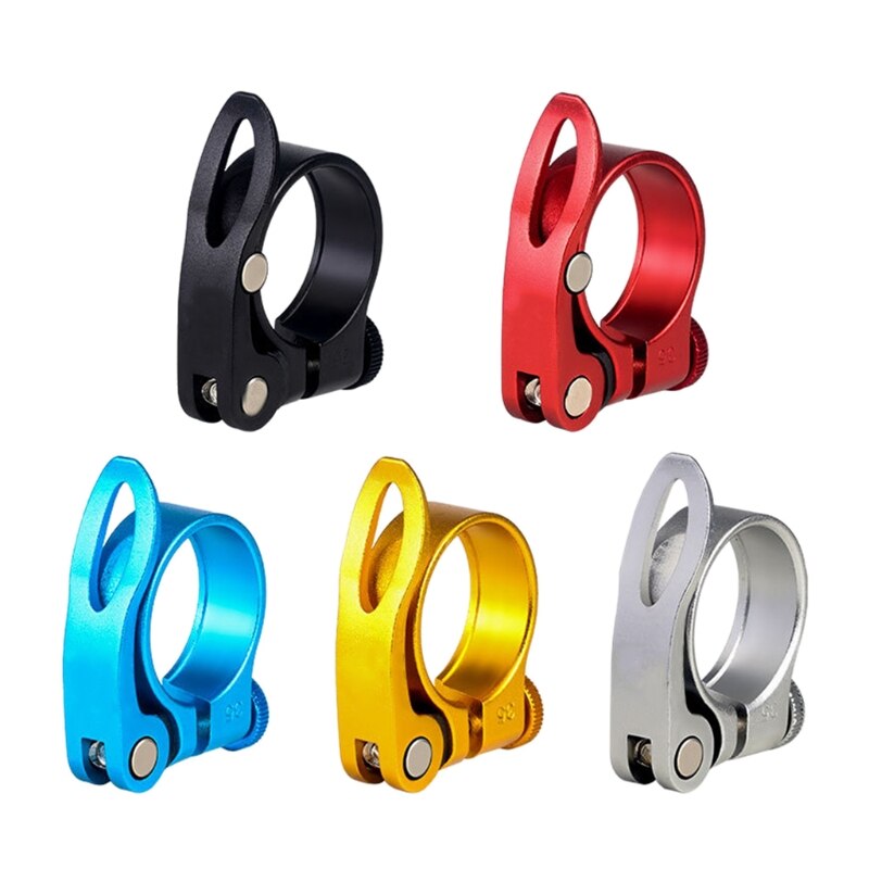 Bicycle Seatpost Clamps Quick Release 31.8mm Alloy Mountain Road Bike Seat Clamp