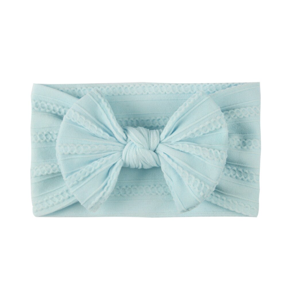 Newborn Baby Coronet Girl Headdress Hair Accessories Solid Headbands For Children Hair Bands Bow Headwears Headband On The Head: F
