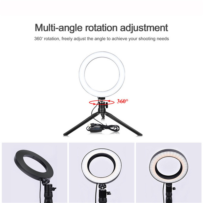 10 inch led selfie ringlicht studiofotografie foto ring invullicht met statief voor smartphone make-up