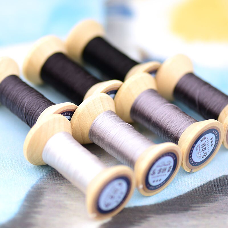 Embroidery thread / silk thread / 20 meters per thread / embroidery thread / silver gray: 7 colors