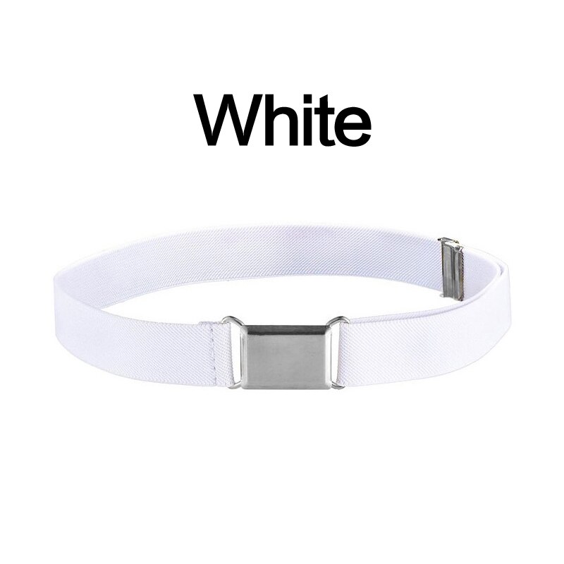 Verstelbare Riem Voor Kids Kinderen Stretch Elastische Canvas Tailleband Jongens Meisjes Gespen Broek Broek Riem Riemen: C