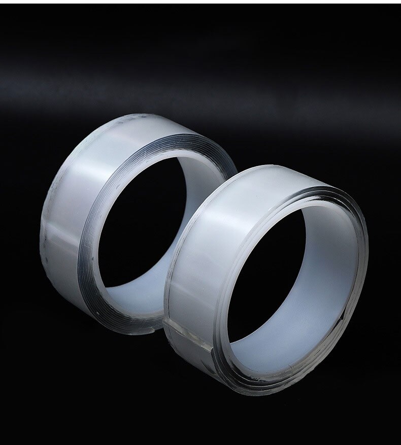 1M/2M/3M/5M Nano magic Tape Double Sided Tape Transparent NoTrace Reusable Waterproof Adhesive Tape Cleanable Home gekkotape