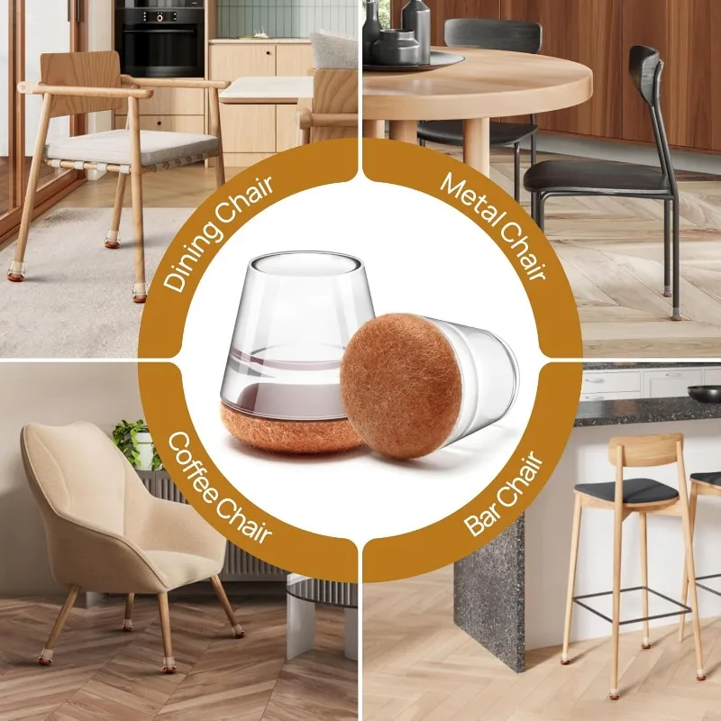 1/36 stücke Silikon Stuhl Bein Abdeckung Boden Kratzer Protektoren Filz Pad Stille Anti Unterhose Möbel Tisch Beine Kappen Hause Hardware-