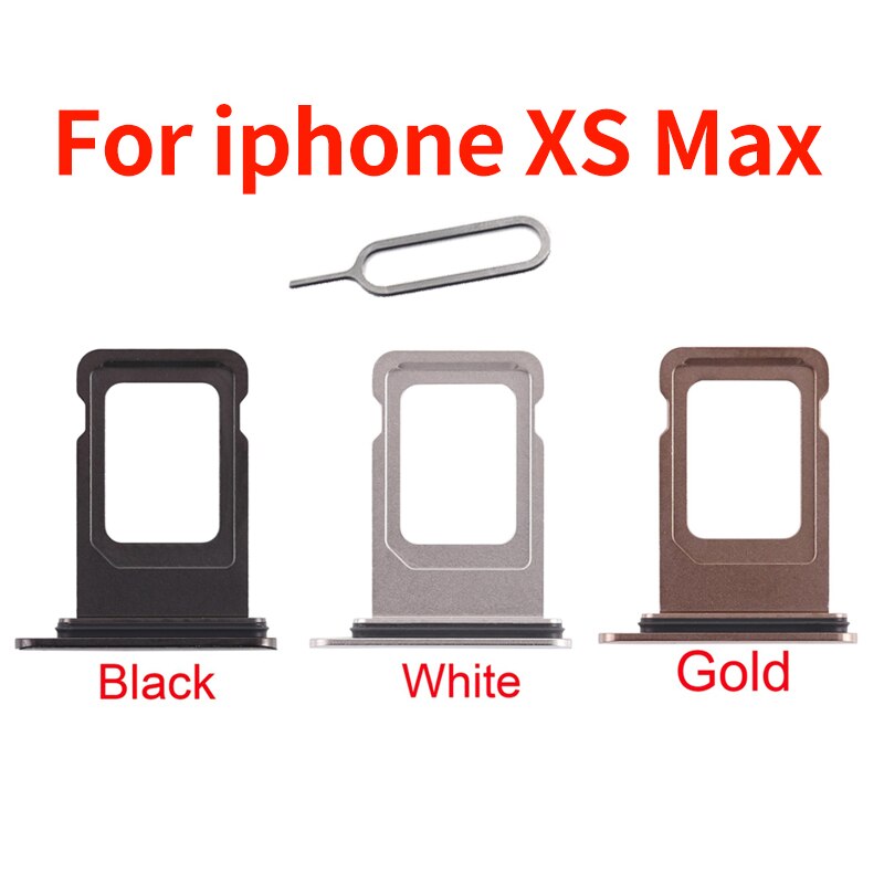 For Iphone XS Max SIM Card Holder Slot Tray Container Adapter Eject Tools Mobile Phone Accessories