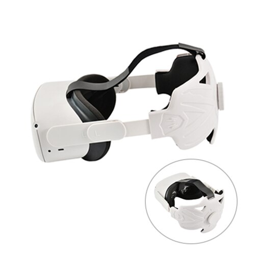 Voor Oculus Quest 2 Halo Band Hoofd Band Beschermhoes Siliconen Handvat Cover Set Vr Elite Band Voor Oculus Quest2 accessoires: Head Strap Only B