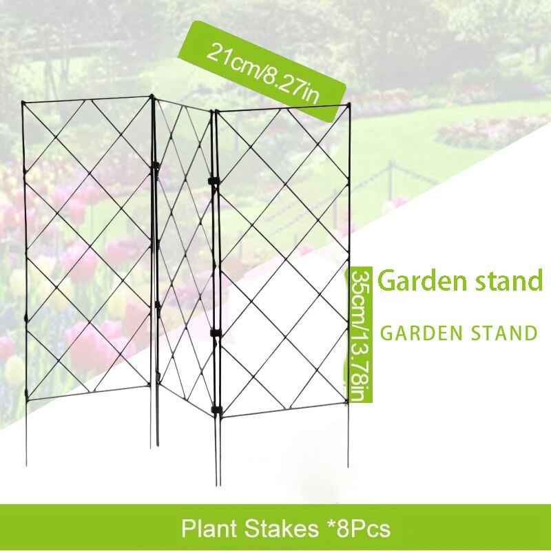 3Pcs DIY Plant Supports for Garden,Trellis for Potted Plants Flower Support for Climbing Plants Easy to Use 20X53cm