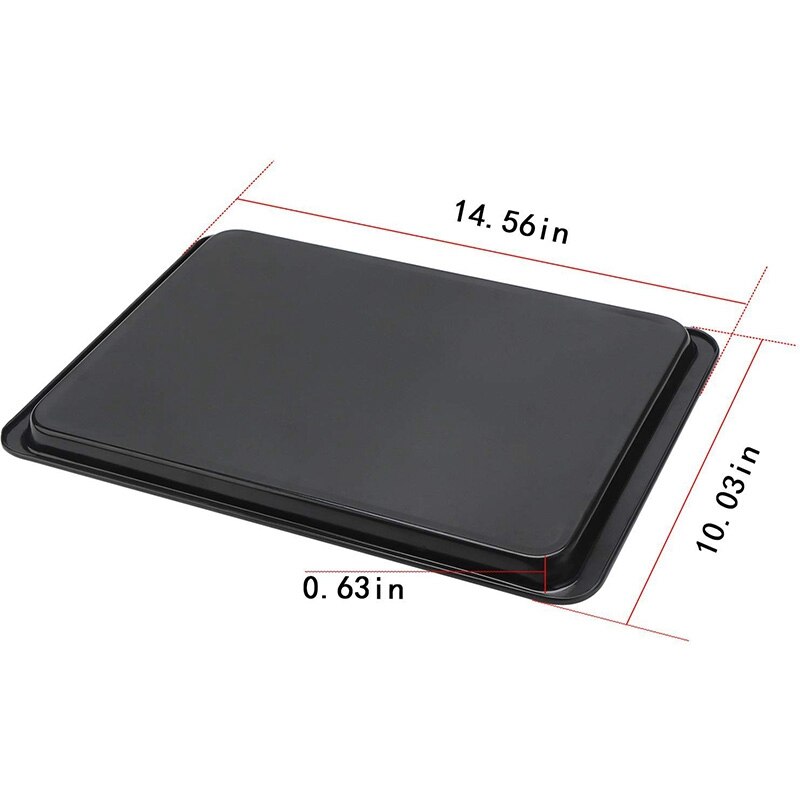 Plaque de cuisson, plaque de cuisson antiadhésive en acier au carbone Biscuit papier poêle plaque de cuisson plaque de cuisson, plaque à biscuits demi plaque de cuisson