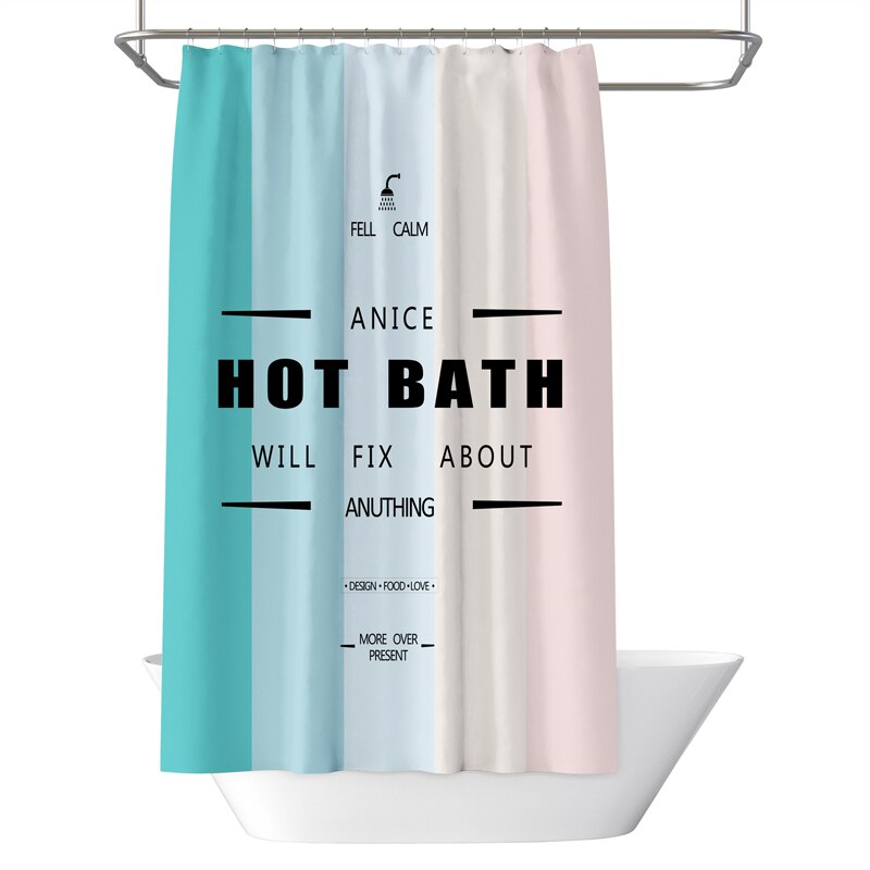 Bad Douche Gordijn Badkamer Waterdichte Gedrukt Po... Grandado