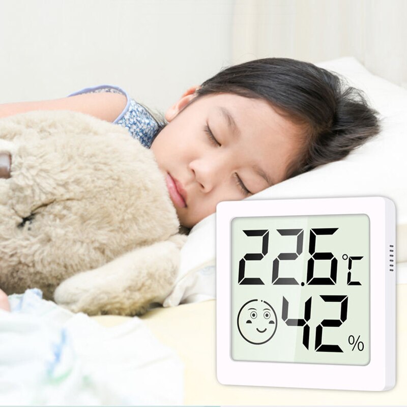 Lx8101 Hygrothermograaf Hoge Precisie Indoor Elektronische Thermometer Digitaal Display Meet Temperatuurvochtigheid 1Pc