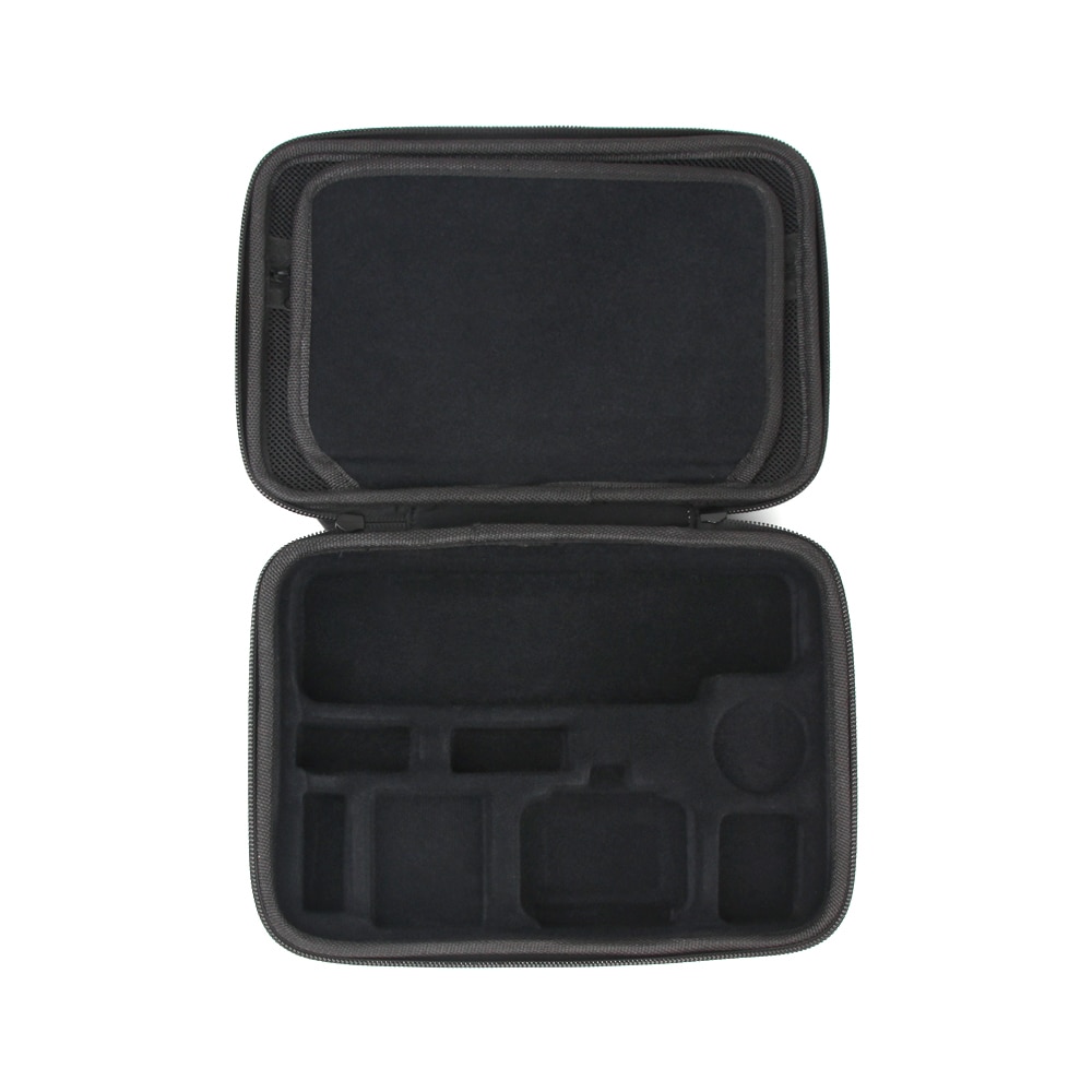 Draagbare PU waterdichte doos draagtas voor DJI OSMO ACTIE Camera storage case met mesh ruimte rits bag travel accessoires