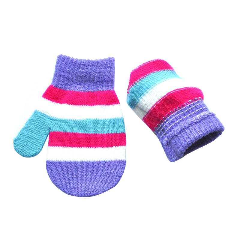 Balleenshiny Peuter Magic Stretch Zachte Gebreide Wanten Baby Jongens Meisjes Winter Handschoenen Kids Winter Handschoenen Wanten Voor 1-4Y