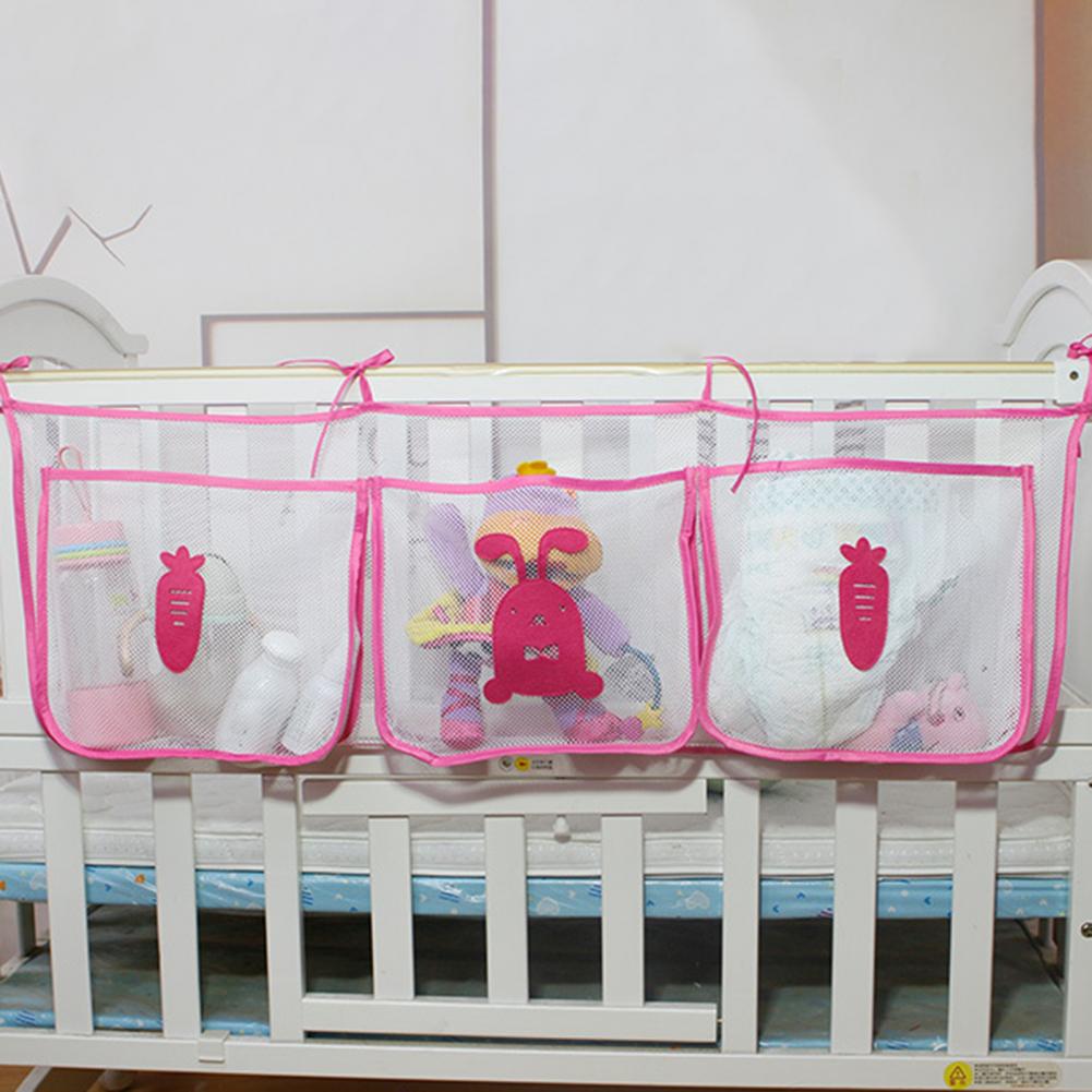 Starke zuletzt-Lagerbier dauerhaft Kindergarten Dekoration Krippe Hängen Tasche Nylon Krippe Organizer mit Gurt für Baby-feuchttücher