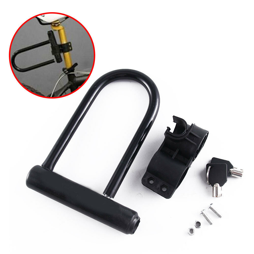 Bicycle U Lock Strong Security Anti-theft Locks for MTB Road Mountain Bike Motorbike Motorcycle Cycle Scooter Bicycle Accessory