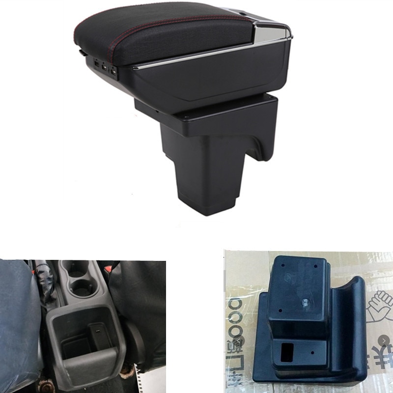 Pour Ford focus 3 accoudoir boîte magasin central contenu focus mk3 armres boîte avec support de verre cendrier avec interface USB modèle générique