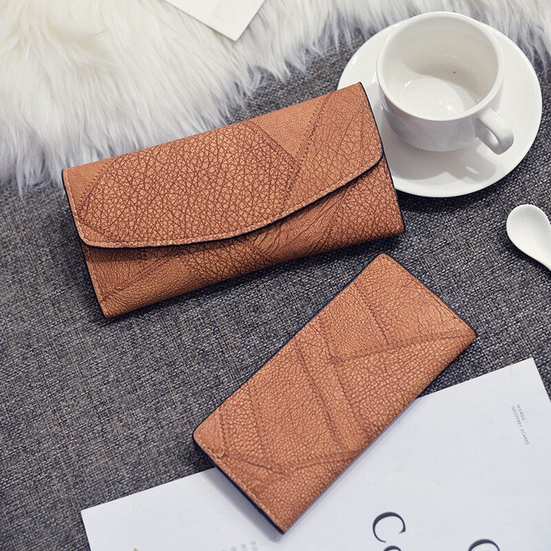 Stil Frauen's Brieftasche einfach retro Mitte-Länge Null qian Tasche unterschiedlich Größe Taschen Handtasche