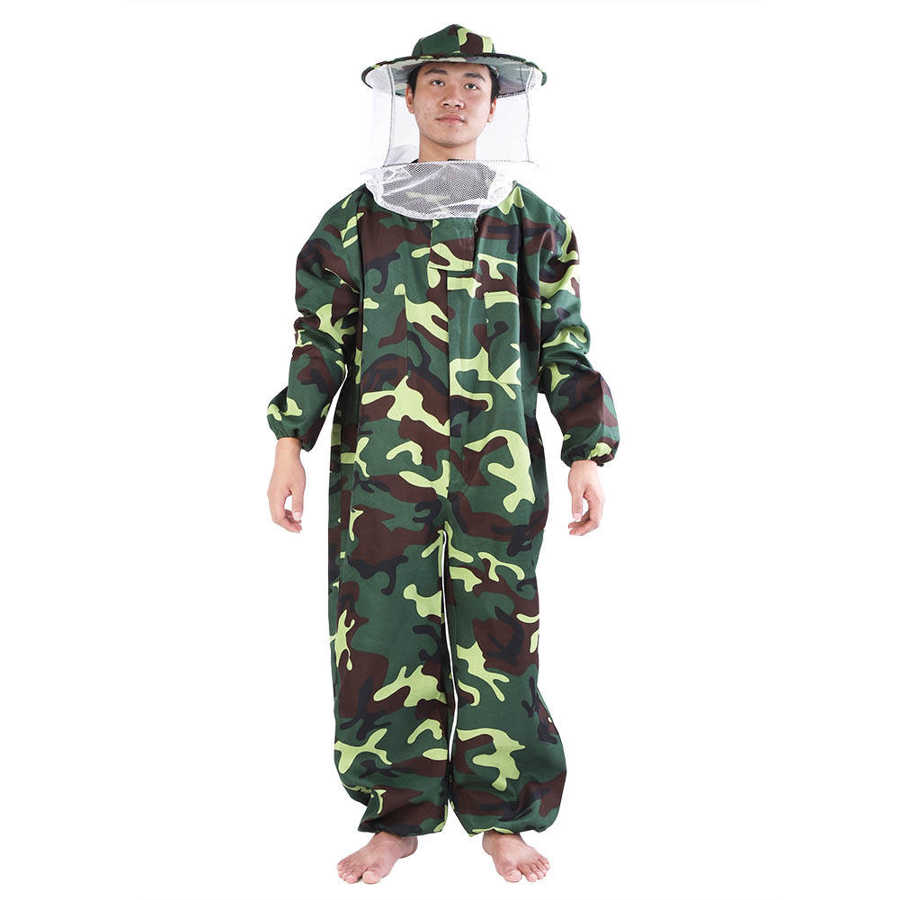 L/XL/XXL Beekeeper Suit Beekeeping Protective Suit Clothes Beekeeping Protective Equipment Bee Keeping FULL BODY Suit Smock: XXL