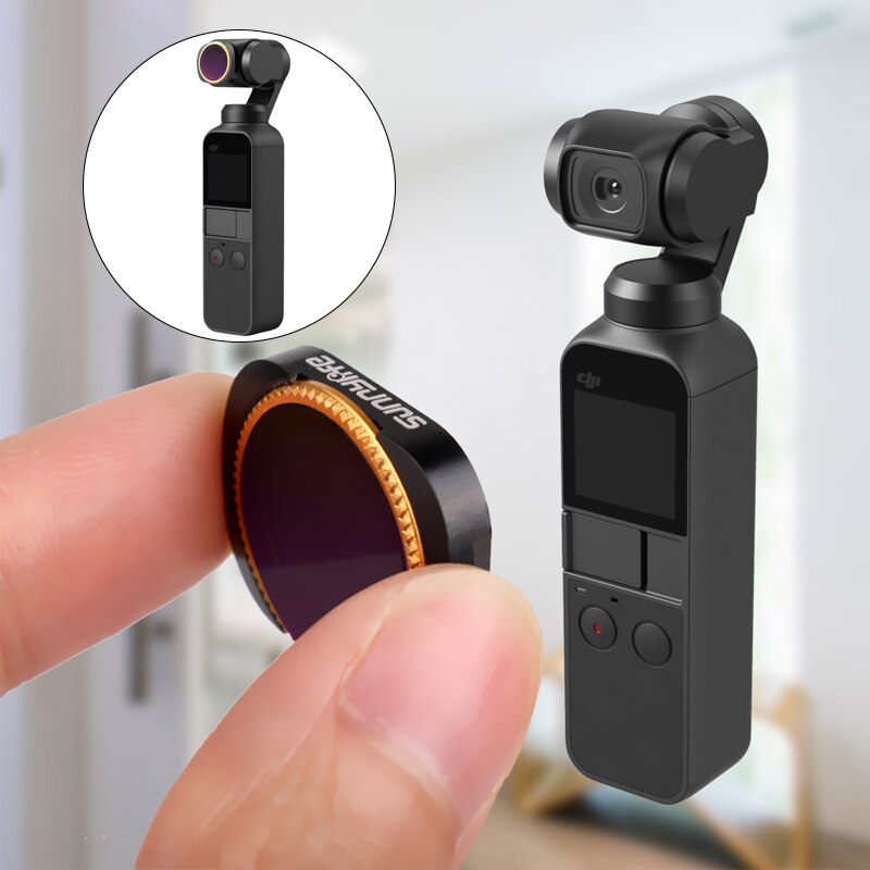Akcesoria kieszonkowe DJI OSMO MCUV CPL ND4 ND8 ND16 ND 32 ND 64 filtr obiektywu kamery dla DJI OSMO kieszonkowa kamera kardanowa