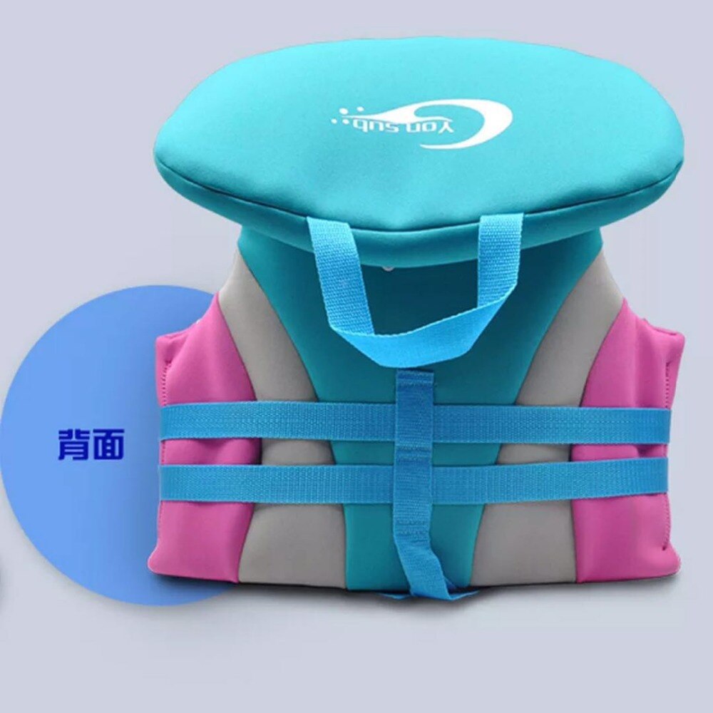 Foam Neopreen Carton Reddingsvest Voor Kinderen Professionele Kinderen Snorkel & Zwemmen Drijfvermogen Vest Dik En Warm Blauw