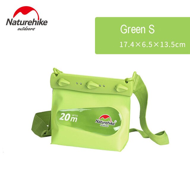 20M Tiefe draussen PVC Tauchen Fluss Wandern Treiben Dichtung Rafting Taschen Ozean Pack Wasserdichte Beutel Trocken Tasche Für Schwimmen L M S: Grün S