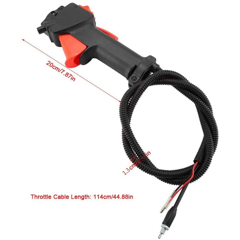 26mm Strimmer Handle Switch Throttle Trigger Cable Plastic for Trimmer Brushcutter Garden Accessories Tools Knapsack Lawn Mower