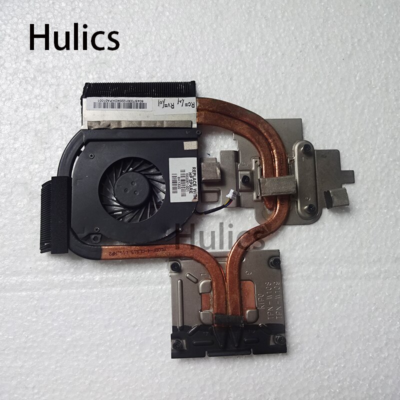 Hulics Original for HP DV6 DV7 DV6-7000 DV7-7000 cooling heatsink with fan 682061-001