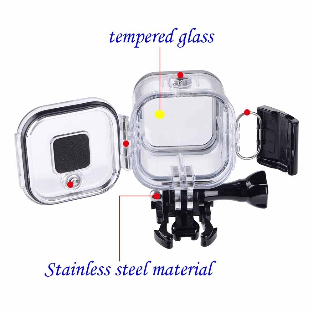 Suptig Per Go Pro Sessione Guscio Impermeabile Custodia Subacquea 60 M Protezione Housing Box Per GoPro Hero 5 4 Sessione accessori