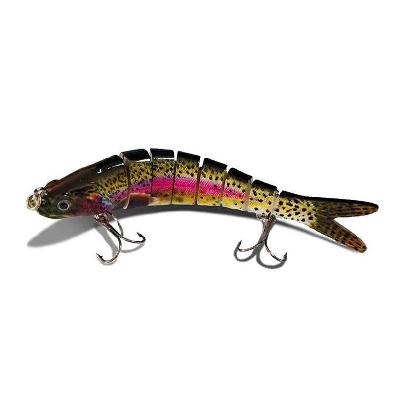 8 Section Fishing Lure 14cm 25g Multi Jointed Lures Bait Pike Sinking Wobblers Swimbait Fishing Tackle For Bass Isca Crankbait: 03