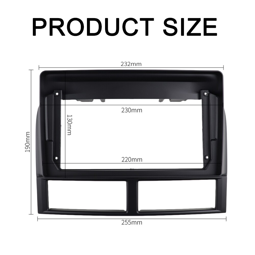 Radio Fascia for JEEP Grand Cherokee (WJ) 1998-2004 9 INCH Dash Mount Kit GPS Navigation Frame Installation Android Cover