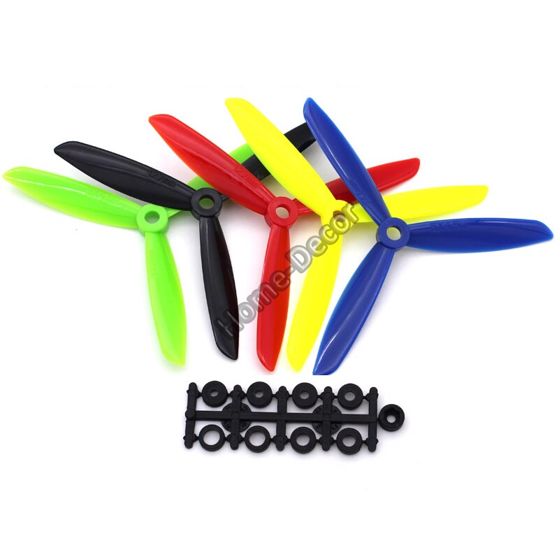 4 PCS 6mm ID Plastic Propeller For Plane Airplanes Model Windstick Propeller DIY UAV Propeller