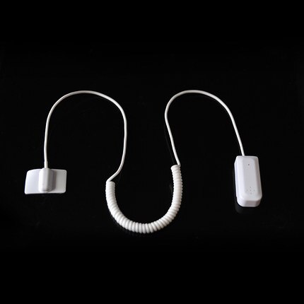 Mini universal telefon sikkerhetsskjerm anti-tyveri sensor kabel for nettbrett laptop pc innbruddsalarm system for klokke headset barbermaskin: Type 3 hvit