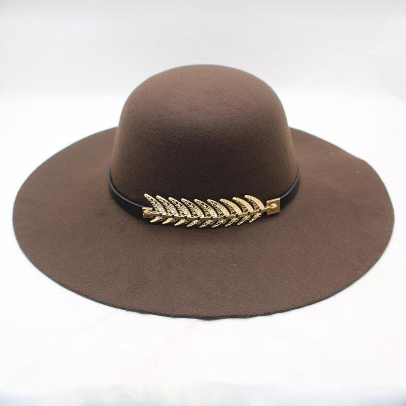 Kvinders hat kasket kvinde klassisk retro jazz varm damer fedora spand bomuld søde kasketter bred skygge top solhat trendy vintage