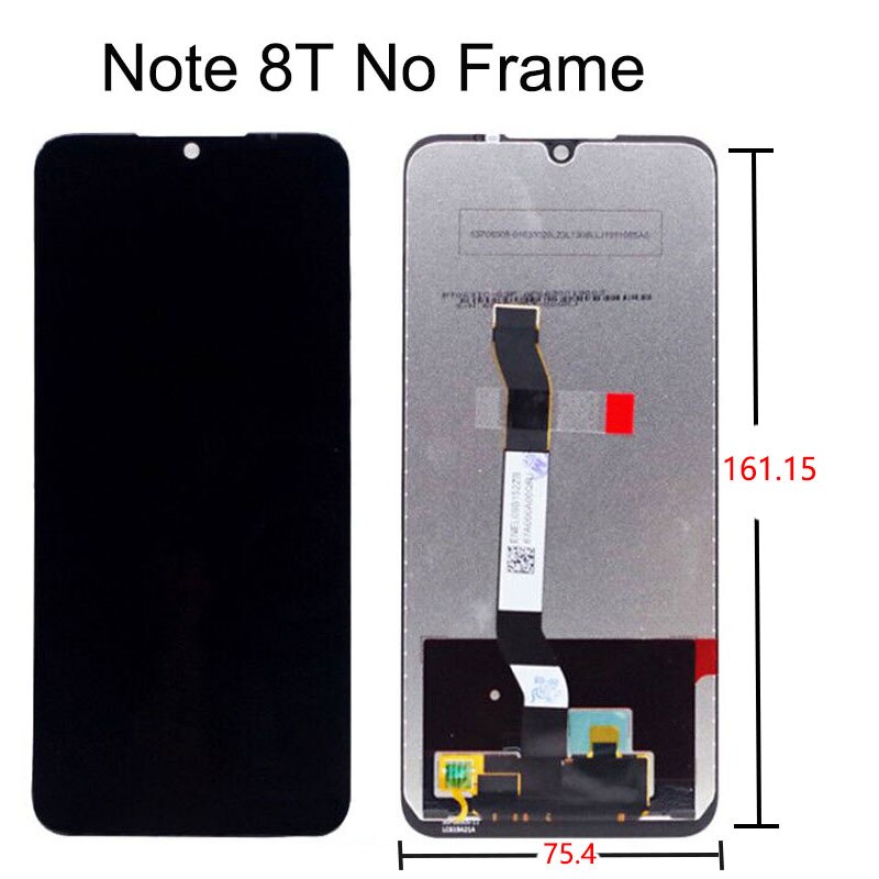 Für 6.3 "Xiaomi Redmi Hinweis 8T / Hinweis8 LCD Anzeige Mit berühren Bildschirm Tafel Montage Für Xiaomi Anzeige redmi Hinweis 8T Hinweis 8: Hinweis 8T Nein Rahmen