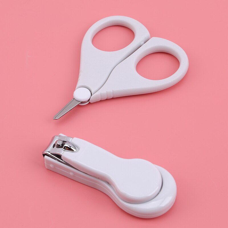 Baby Newborn Safe Nail Clipper Scissor Kids Grooming Nursing File Healthcare Kit Infant Caring Supplies 4Pcs/set