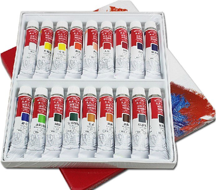 Winsor & Newton 12/18 Kleuren Olie Kleuren Verf Art Fijne Schilderen Leveringen 12 Ml/stuk: 18 colors