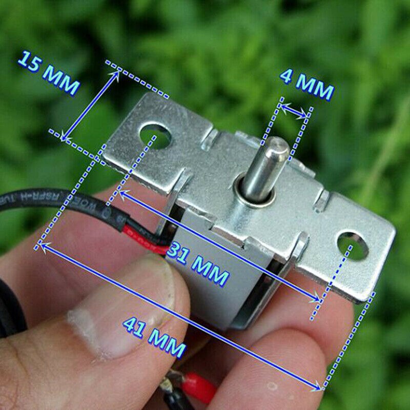 DC 12V Mini DC Solenoid Elektromagneet Push Pull Type 2-Manier Zelf-Retainin Elektrische Magneet Voor Huishoudelijke apparaten Lente Magneet