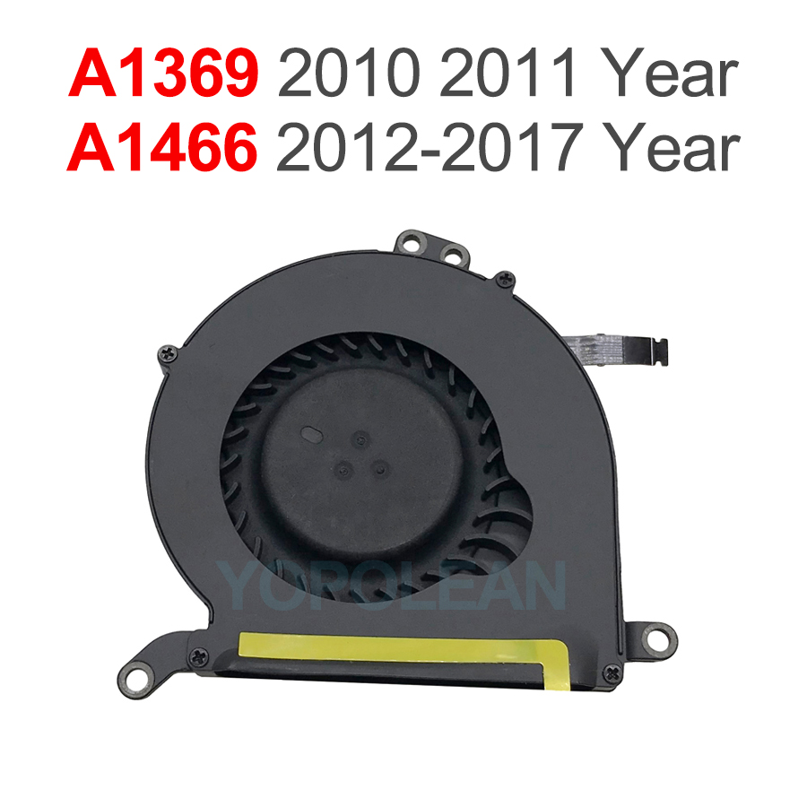 Laptop CPU Cooler Fan For Macbook Air 11" 13" A1369 A1370 A1465 A1466 year: Silver