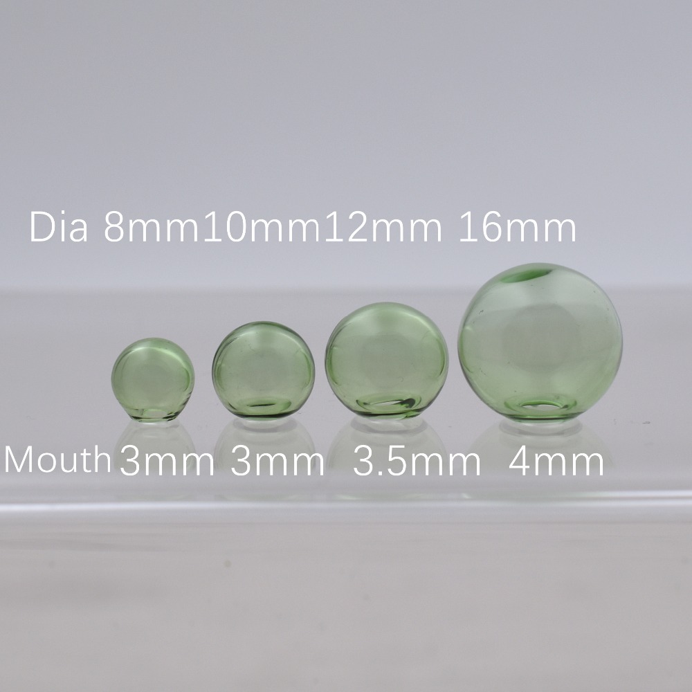 10 Stück 8–16 mm hohle Farbe Glaskugel mit See Globus Perlen Kugel Glasflasche Fläschchen Reize Schmuckherstellung Zubehör Erkenntnisse