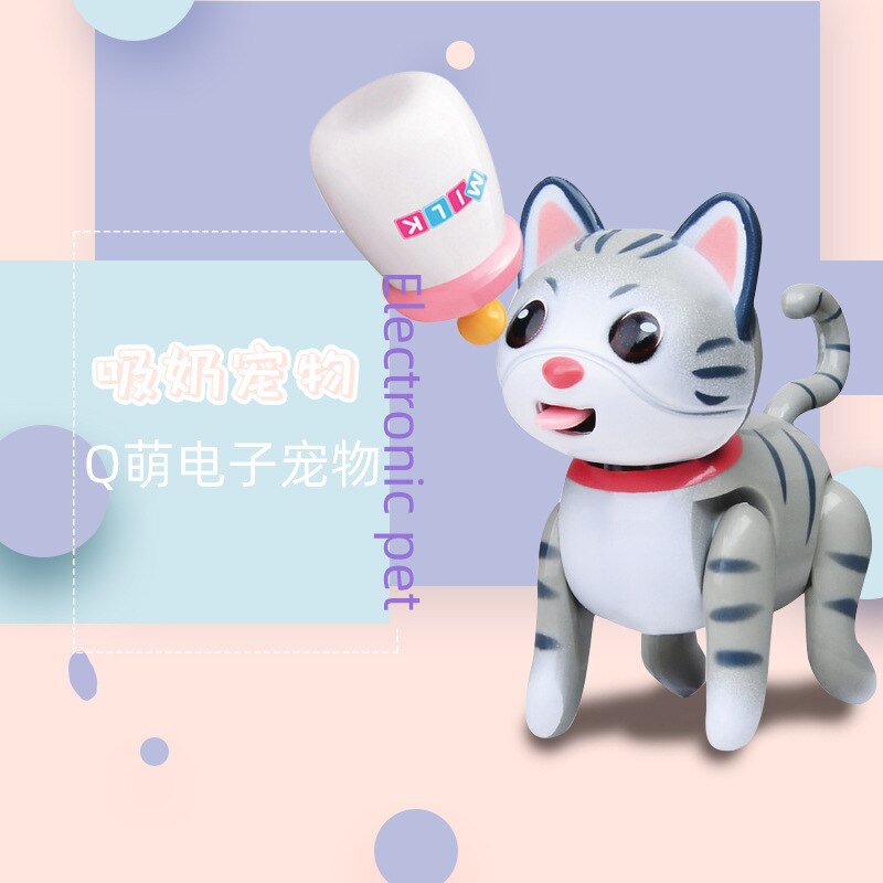 Het type hond robot borst huisdier kat sensor likken fles ouder en kind interactie elektronisch huisdier kinder speelgoed