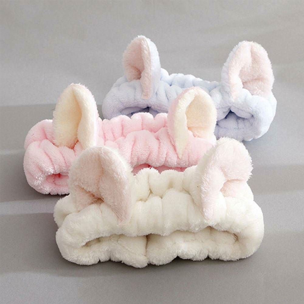 Bandeau à oreilles de chat pour filles, bandeau pour cheveux pour Spa, moelleux, maquillage, nettoyage du visage,