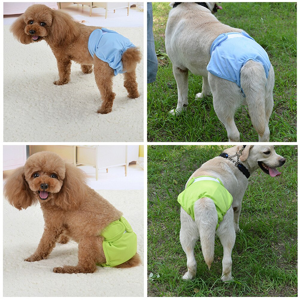 Training Water Absorbent Home Washable Camping Pet Dog Diapers Travel Portable Adjustable Soft Multifunction Car Interior
