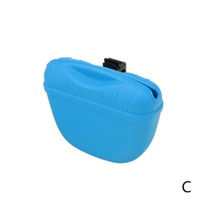 1 bolsa de Alimentación de Mascotas de silicona bolsa de almacenamiento portátil de aperitivos para perros bolsa de comida para mascotas Cinturón desmontable bolsa de adiestramiento al aire libre: C