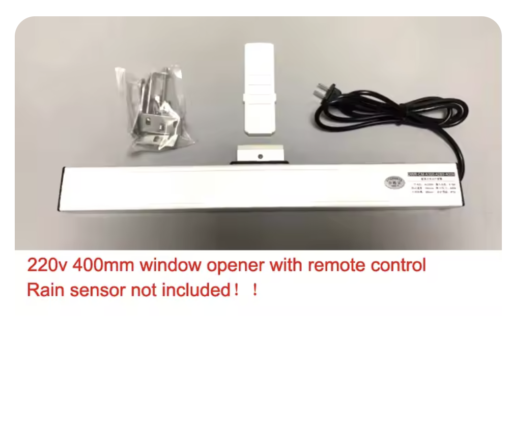 AC 220V Automatic Window Opener Window Actuator with Wireless Remote Control: Lavender