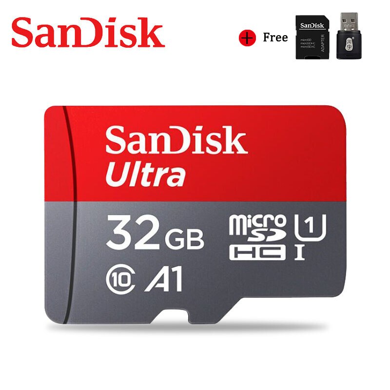 SanDisk Ultra Micro SD 32GB 64GB 128GB 200GB 256GB 16GB 400GB microSD Memory Card A1 Class10 UHS-1 98MB/S TF/SD Card For phone