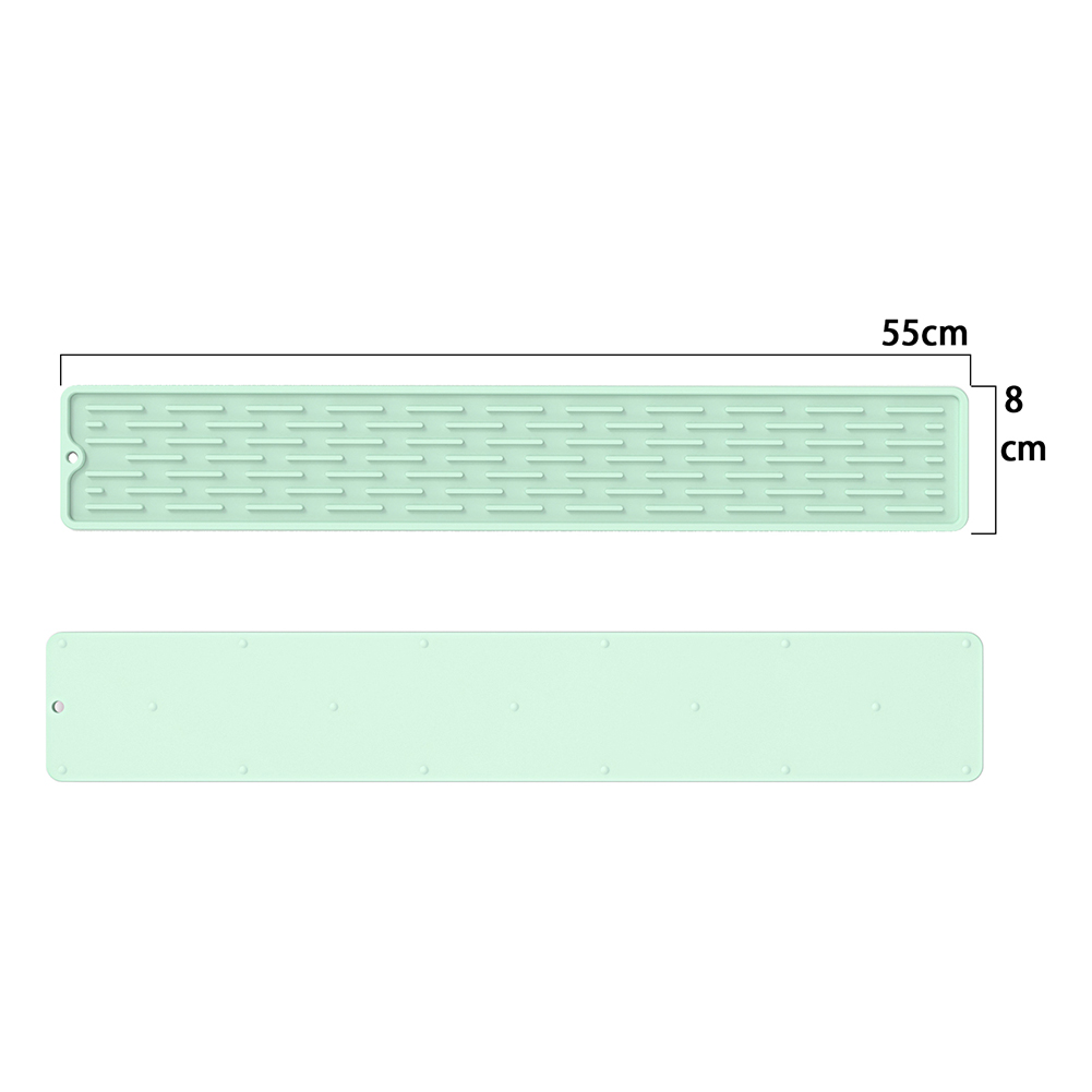 Siliconen Afwasmat Bar Servicemat Minimalistische Rechthoek Afdruiprek Mat Barman Antislip Vaatwasser Voor Thuiskeuken