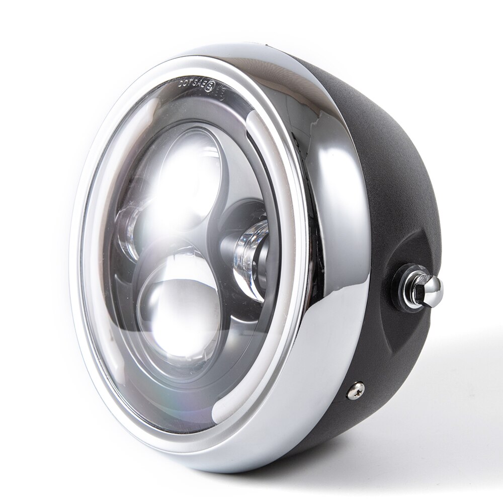 7.5 "moto phare LED feux de croisement feux diurnes DRL 12V pour Harley FLD Touring Softail Chopper Bobber