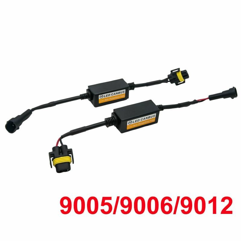H7 LED Canbus Error Free Decoder For H4 LED Headlight Bulb Kits For Car Fog Lamps H7 9005 9006 9012 Adapter Anti-Flicker