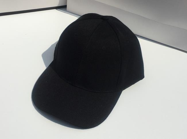 Sommer cap sport fritid baseball skygge: Sort