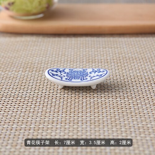 Juego de vajilla decorativa para restaurante chino, combinación de cuenco para el hogar, plato, cuchara, taza, tazón de sopa, plato de sabor, soporte para palillos: 3.5x2cm