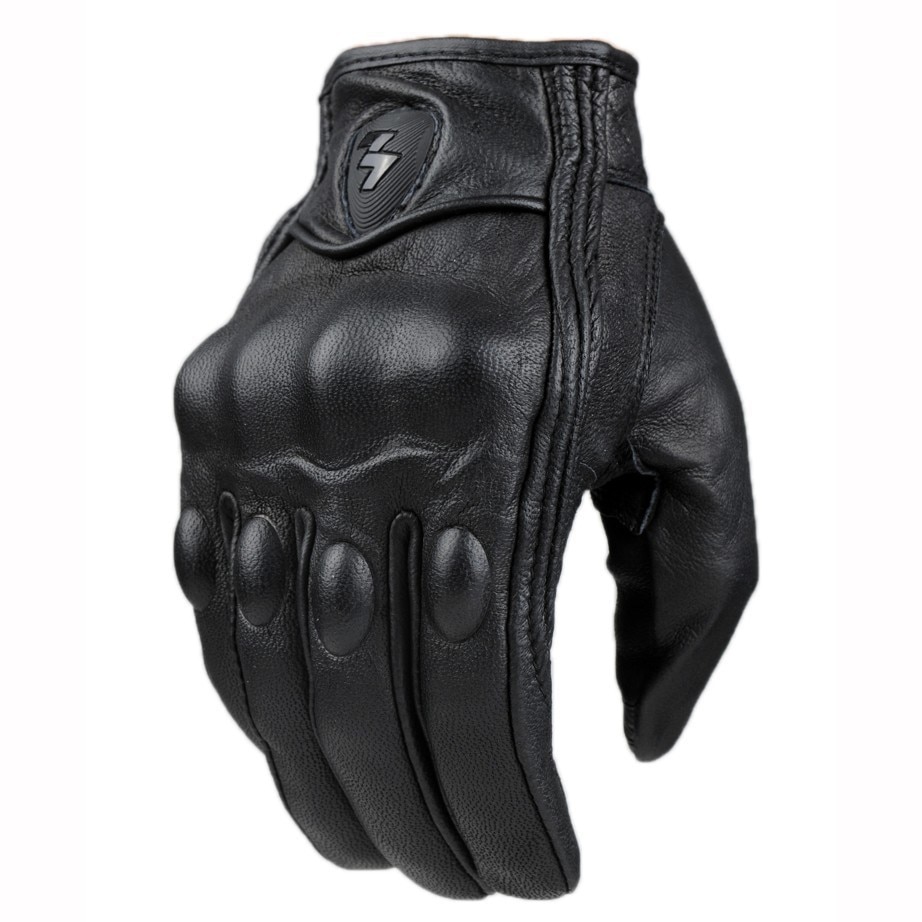 Sommar motorcykelhandskar män andas fullfinger motocross guantes skyddsutrustning motorcykel moto ridhandske läder säsong