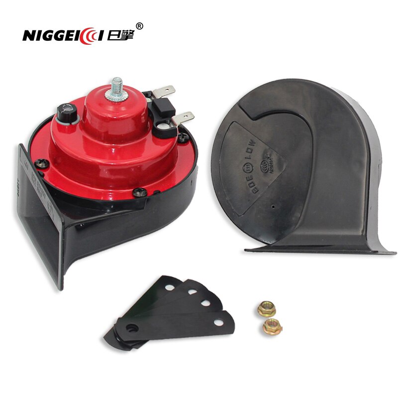 The sound of motorcycle horn is loud and bright, and the installation is convenient. 12V is greater than or equal to 105dB